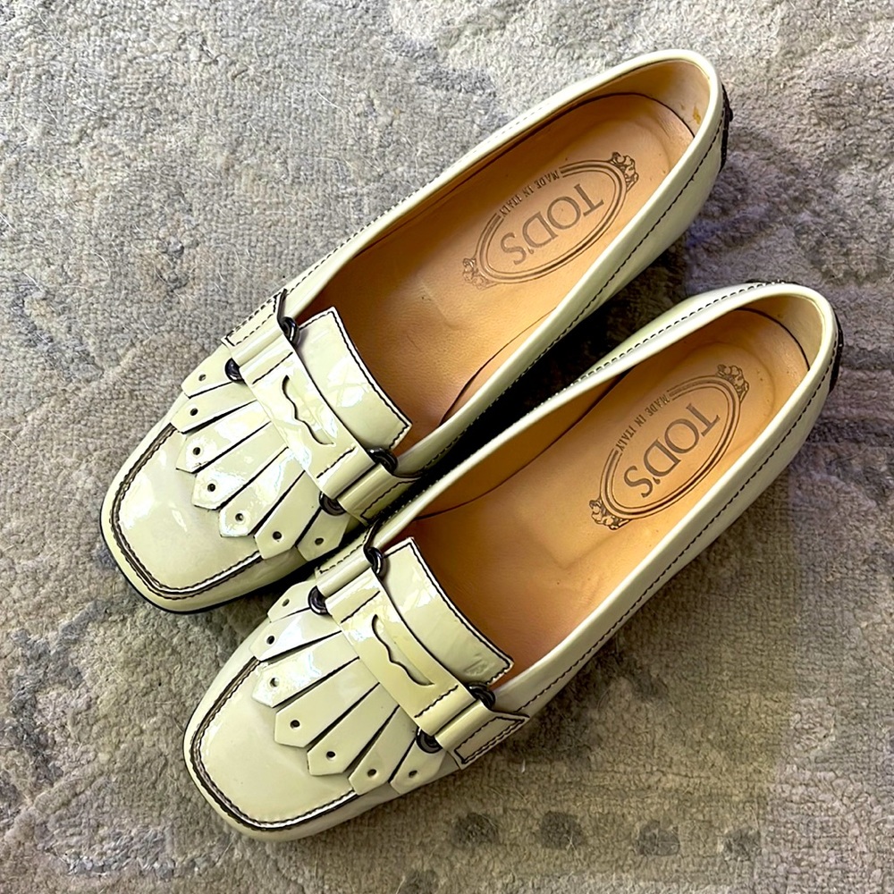 TOD’s flats . Gorgeous. Worn once. Selling because have too many Practically new